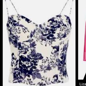 Like new condition Reformation Liza Top in Floral